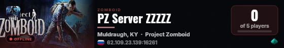 PZ Server ZZZZZ live status badge
