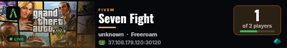 Seven Fight live status badge