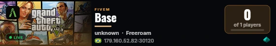Base live status badge
