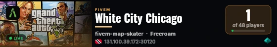White City Chicago live status badge