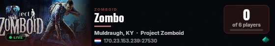 Zombo live status badge