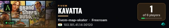 [QBCore Framework] KAVATTA live status badge