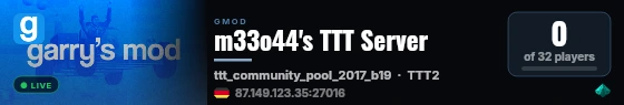 m33o44's TTT Server live status badge