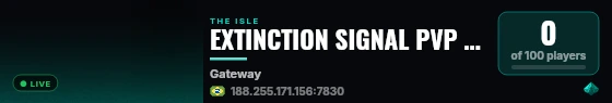 EXTINCTION SIGNAL PVP FREE ADMIN [BR] live status badge