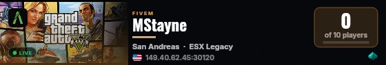 MStayne live status badge