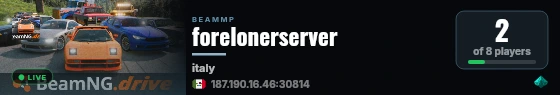 forelonerserver live status badge