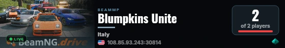 Blumpkins Unite live status badge