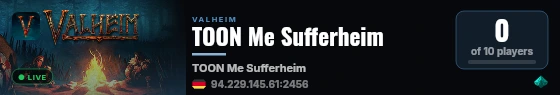 TOON Me Sufferheim live status badge