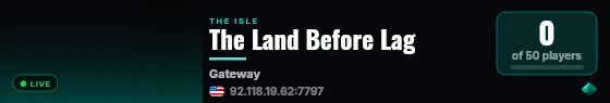 The Land Before Lag live status badge