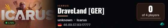 DraveLand [GER] live status badge