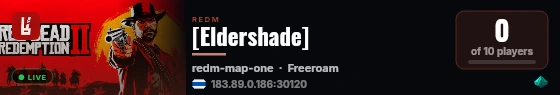 [Eldershade] live status badge