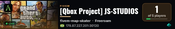 [Qbox Project] JS-STUDIOS live status badge