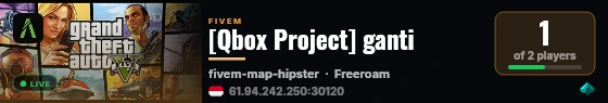 [Qbox Project] ganti live status badge