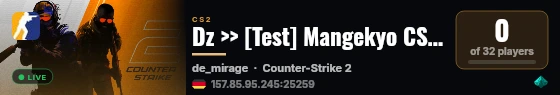 Dz >> [Test] Mangekyo CS2 !skins !knife... DISCORD live status badge