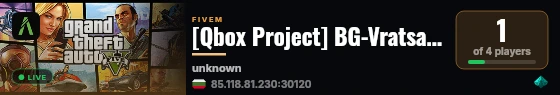 [Qbox Project] BG-Vratsa Got live status badge