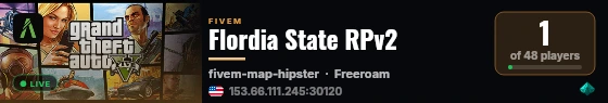Flordia State RPv2 live status badge