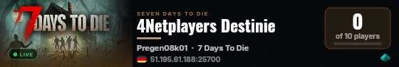 4Netplayers Destinie live status badge