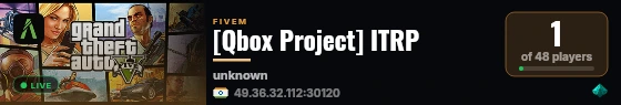 [Qbox Project] ITRP live status badge
