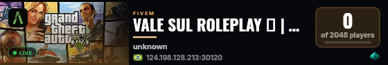VALE SUL ROLEPLAY 🌅 | Onde cada escolha cria uma história live status badge