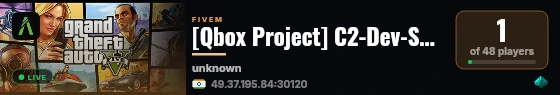 [Qbox Project] C2-Dev-Server-qbox live status badge