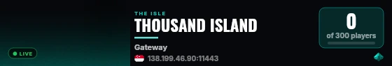THOUSAND ISLAND live status badge