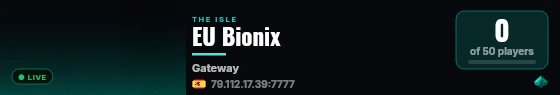 EU Bionix live status badge