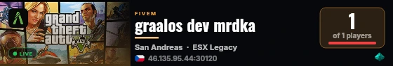 graalos dev mrdka live status badge