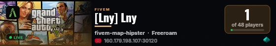 [Lny] Lny live status badge