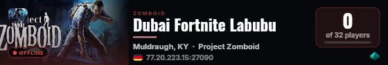 Dubai Fortnite Labubu live status badge