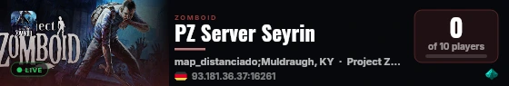 PZ Server Seyrin live status badge