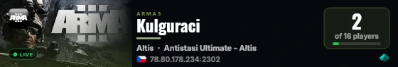 Kulguraci live status badge