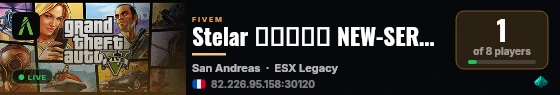 Stelar ◄━━━✦ NEW-SERVER ✦━━━►^0 live status badge