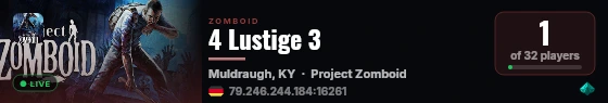4 Lustige 3 live status badge