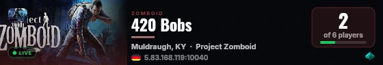 420 Bobs live status badge