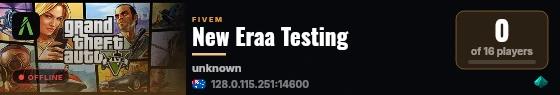 New Eraa Testing live status badge