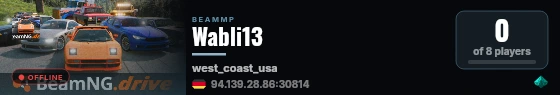 Wabli13 live status badge