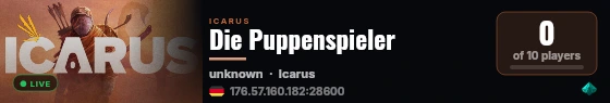 Die Puppenspieler live status badge