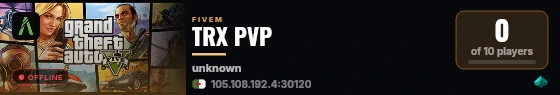 TRX PVP live status badge