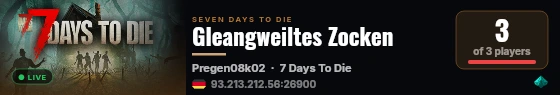 Gleangweiltes Zocken live status badge
