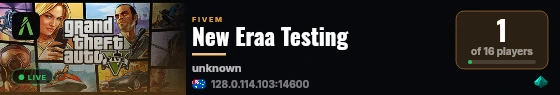 New Eraa Testing live status badge