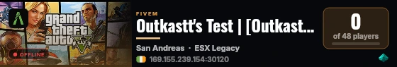 Outkastt's Test | [Outkastt's Test Server] live status badge