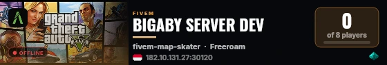 BIGABY SERVER DEV live status badge