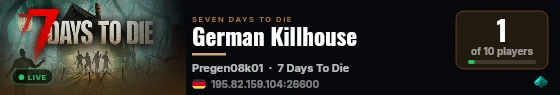 German Killhouse live status badge