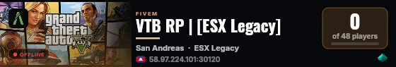 VTB RP | [ESX Legacy] live status badge