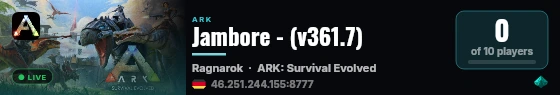 Jambore - (v361.7) live status badge