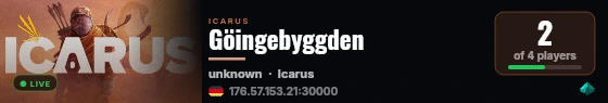 Göingebyggden live status badge