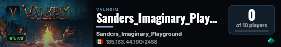 Sanders_Imaginary_Playground live status badge