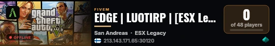 EDGE | LUOTIRP | [ESX Legacy] live status badge
