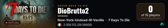 DioBrutto2 live status badge