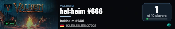 hel:heim #666 live status badge